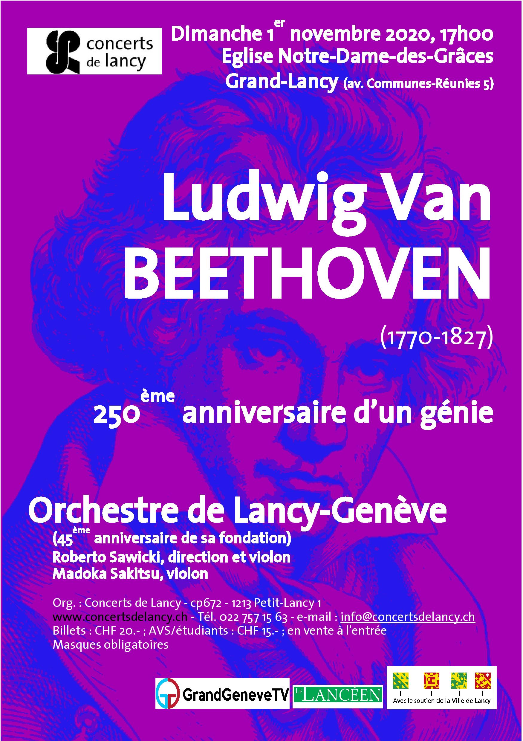 affiche concert 1 novembre 2020